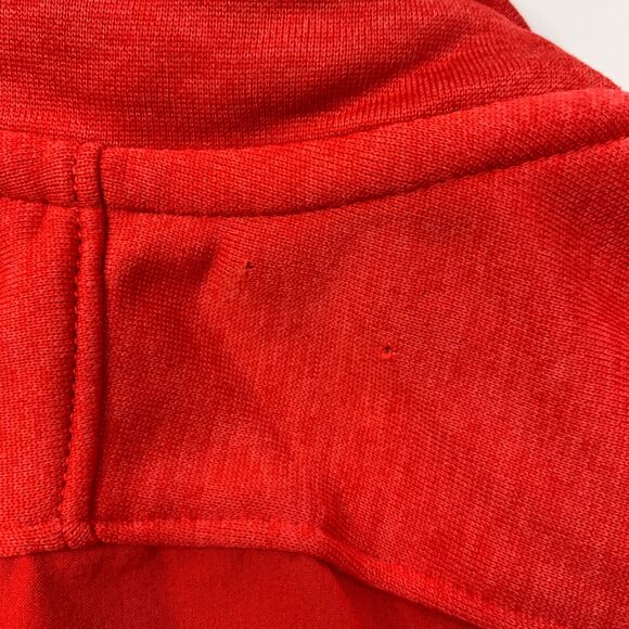 Under Armour Sweatshirt Mens M Medium Pimento Red Quarter Zip ColdGear Fleece - Picture 9 of 11